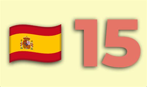 how do you say 15 in spanish|FIFTEEN in Spanish .